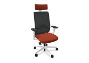 Fauteuil Wi-Max blanc résille avec têtière 1