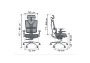 Fauteuil de travail ergonomique tout résille Ergostar 17