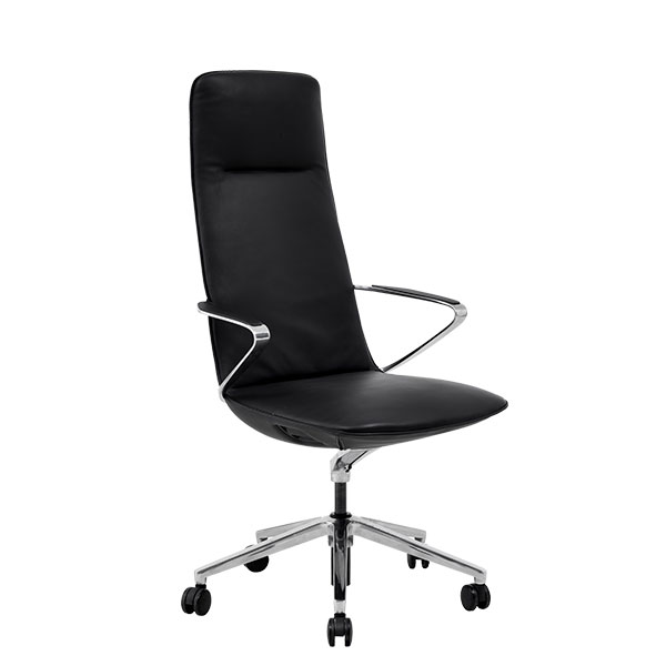 Fauteuil direction en cuir Alec - Sitek - Prosiege