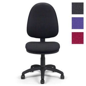 Chaise de Bureau à Roulettes Tissu/Filet SMART W - 4 Coloris