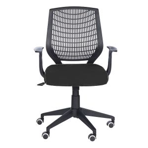 Chaise ergonomique avec soutien lombaire Polar noir - OfficePro