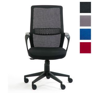 Fauteuil basculant en maille et tissu Zigy