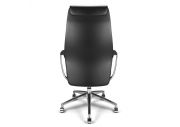 Fauteuil synchrone cuir noir Tery 4