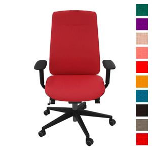 Fauteuil Eman noir tapissé