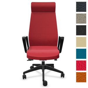 Fauteuil noir Eden 02 avec têtière