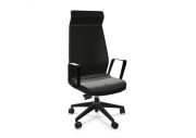 Fauteuil noir Eden 02 avec têtière 1