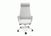 Fauteuil blanc Eden 02 avec têtière 3