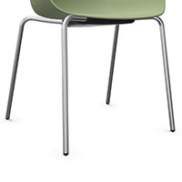 Chaise 4 pieds tapissée Loria — vue 40