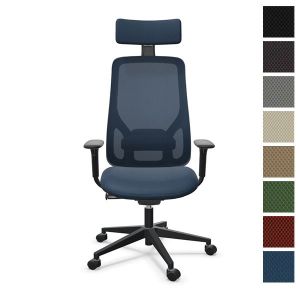 Fauteuil ergonomique résille auto-portante haut dossier