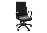 Fauteuil noir de direction design Eden 02 1