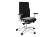 Fauteuil Eman blanc tapissé 1