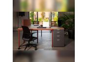 Caisson hauteur bureau 3 tiroirs avec plumier Op Lite 4