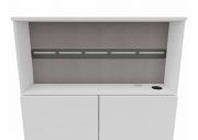 Panneau en tissu avec rail pour bureau StartUs-S 11