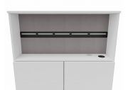 Panneau en tissu avec rail pour bureau StartUs-S 10