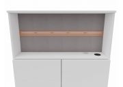 Panneau en tissu avec rail pour bureau StartUs-S 7