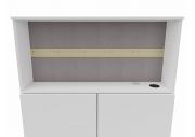 Panneau en tissu avec rail pour bureau StartUs-S 6