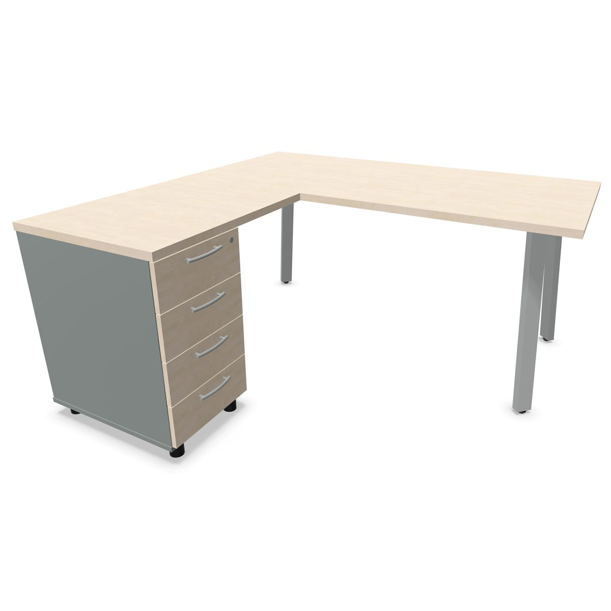 Caisson Fix Hauteur Bureau COMFORT, Rangement de Bureau