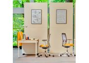 Ensemble Fauteuil Evo, bureau Ogi Y et caisson 6