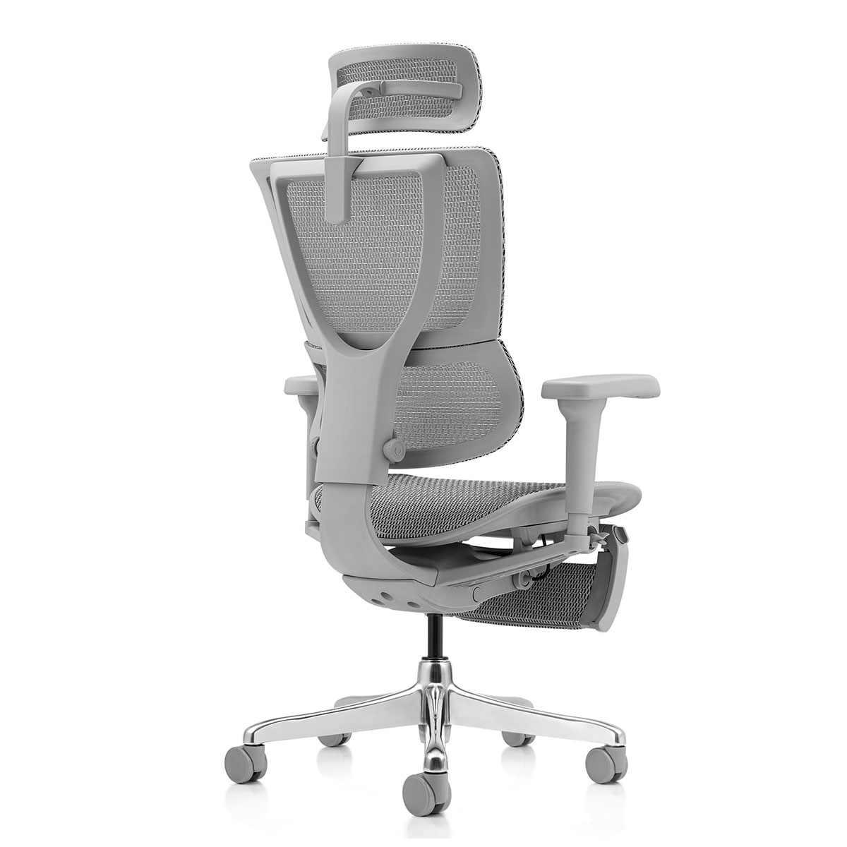 Fauteuil de bureau ergonomique l repose pieds & tablette de