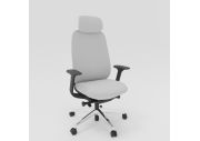Fauteuil dossier avec tissu tendu avec têtière Pullman 1