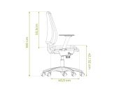 Chaise synchrone Lander tapissée 9