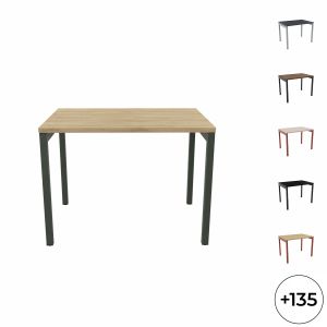 Bureau droit individuel 100 cm Ogi Y