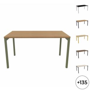 Bureau droit individuel 140 cm Ogi Y