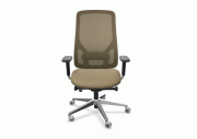 Fauteuil direction Eman noir résille 3