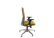 Fauteuil direction Eman noir tapissé 7