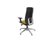 Fauteuil direction Eman noir tapissé 6