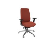 Fauteuil direction Eman noir tapissé 1
