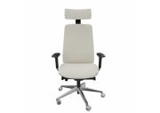 Fauteuil direction Eman noir tapissé avec têtière 4