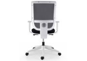 Fauteuil structure blanche dossier résille Tertio 5