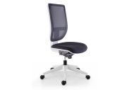 Fauteuil structure blanche dossier résille Tertio 10