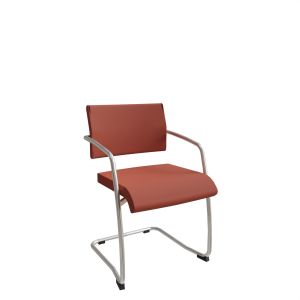 Fauteuil moyen dossier piètement luge Zoom