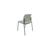 Chaise 4 pieds assise et dossier polypropylène Adio 4