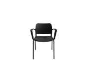 Fauteuil 4 pieds assise et dossier polypropylène avec accoudoirs Adio 2