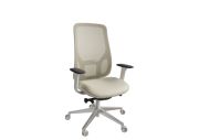 Fauteuil direction Eman blanc résille 1