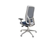 Fauteuil direction Eman blanc résille 5