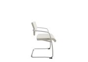 Fauteuil visiteur dossier moyen piètement luge Zoom 4