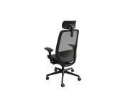 Fauteuil avec assise épaisse accoudoirs 4D et têtière Busy 2