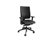 Fauteuil Toleo tapissé structure noire Ultra Spring 1