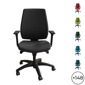 Chaise synchrone Lander tapissée