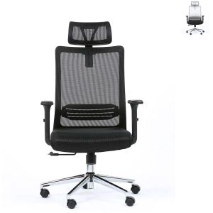 Fauteuil synchrone en maille et tissu Taos