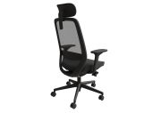 Fauteuil avec assise épaisse accoudoirs 4D et têtière Busy 4
