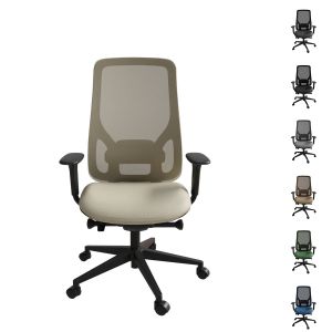 Fauteuil Eman noir résille