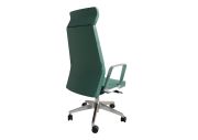 Fauteuil aluminium poli Eden 02 avec têtière 183
