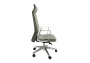 Fauteuil aluminium poli Eden 02 avec têtière 329