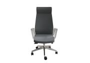 Fauteuil aluminium poli Eden 02 avec têtière 232