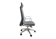 Fauteuil aluminium poli Eden 02 avec têtière 233